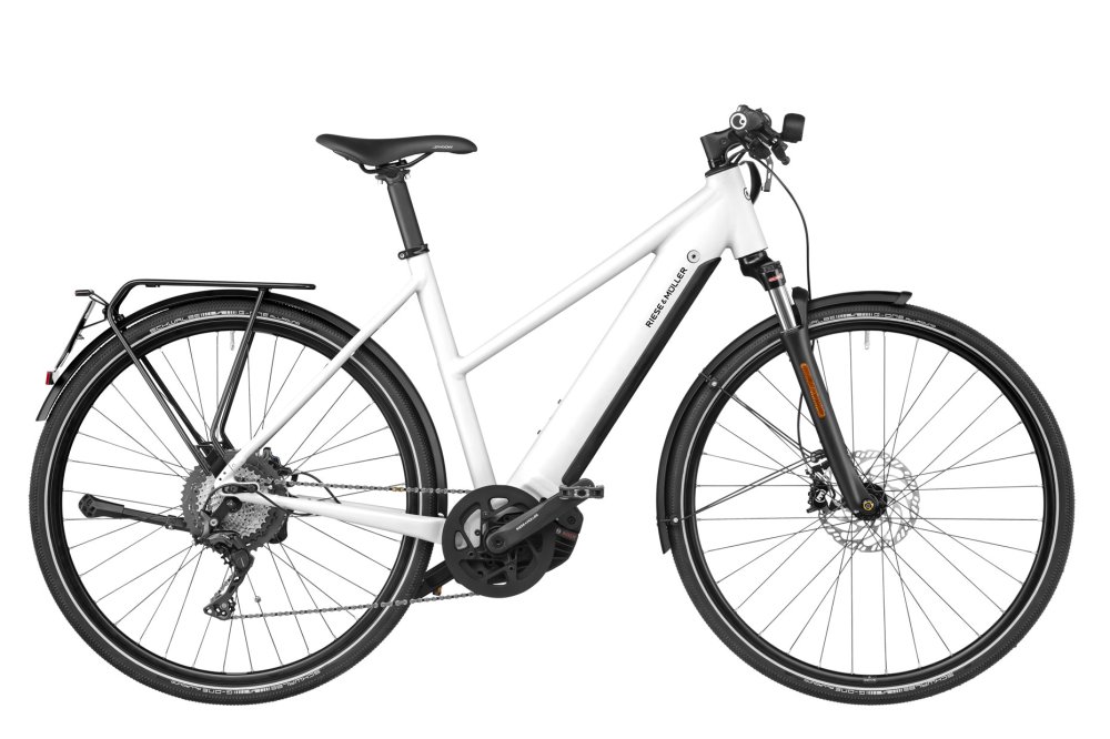 Riese & Müller Roadster Mixte Touring HS Crystal White